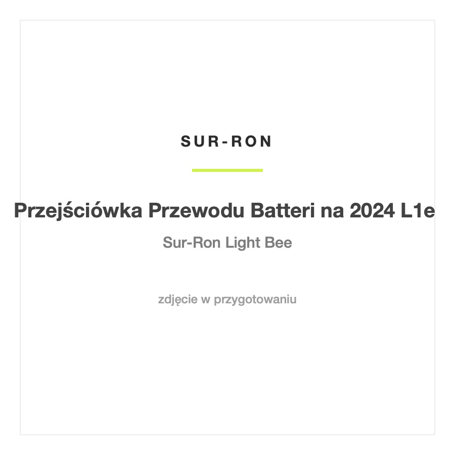 Surron Przejściówka Przewodu Batteri na 2024 L1e X