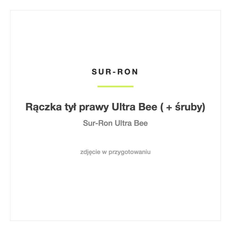 Surron Rączka tył prawy Ultra Bee ( + śruby)