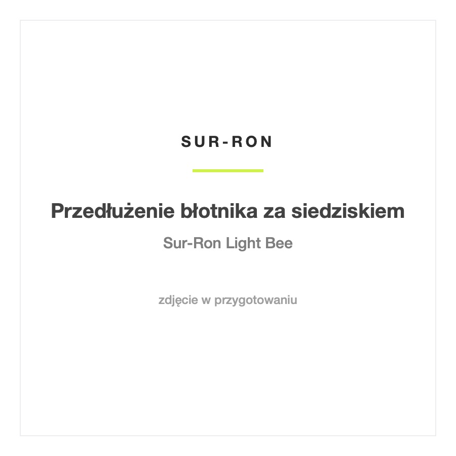 Surron Przedłużenie błotnika za siedziskiem